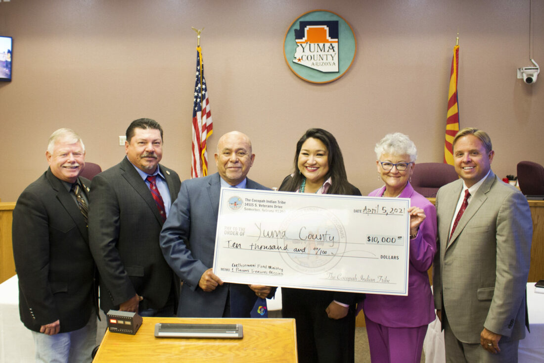 Cocopah Indian Tribe Profit Share to Help Local Charities